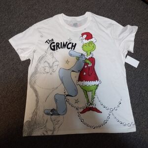 Dr Seuss The Grinch Women's Short-Sleeve Shirt Size Large (12-14)